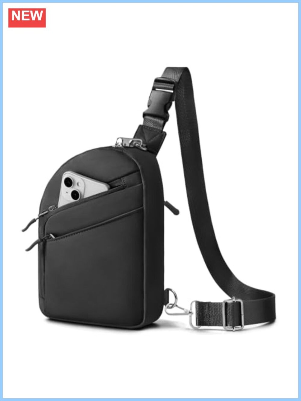 Anti Theft Crossbody Bag RFID Blocking Sling Travel Purse